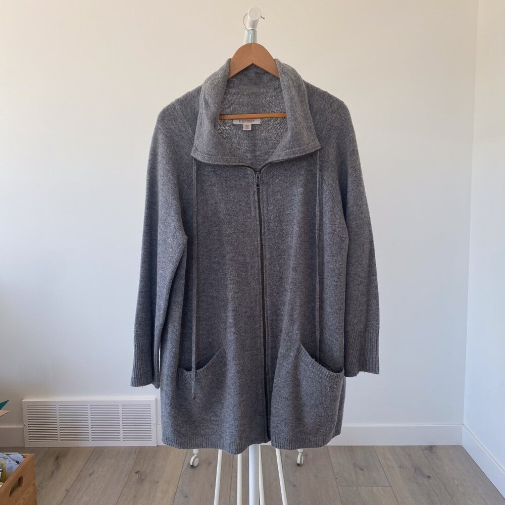 100% Wool sweater zip